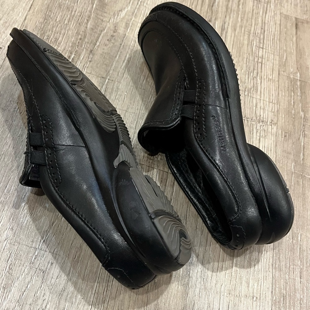 Merrell women’s black mules 6 like new - Picture 6 of 15